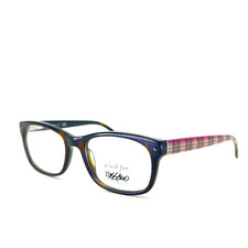 Mossimo MS 2072 4578 Eyeglasses Womens Plaid Brown Tortoise Rectangle 51-18-135