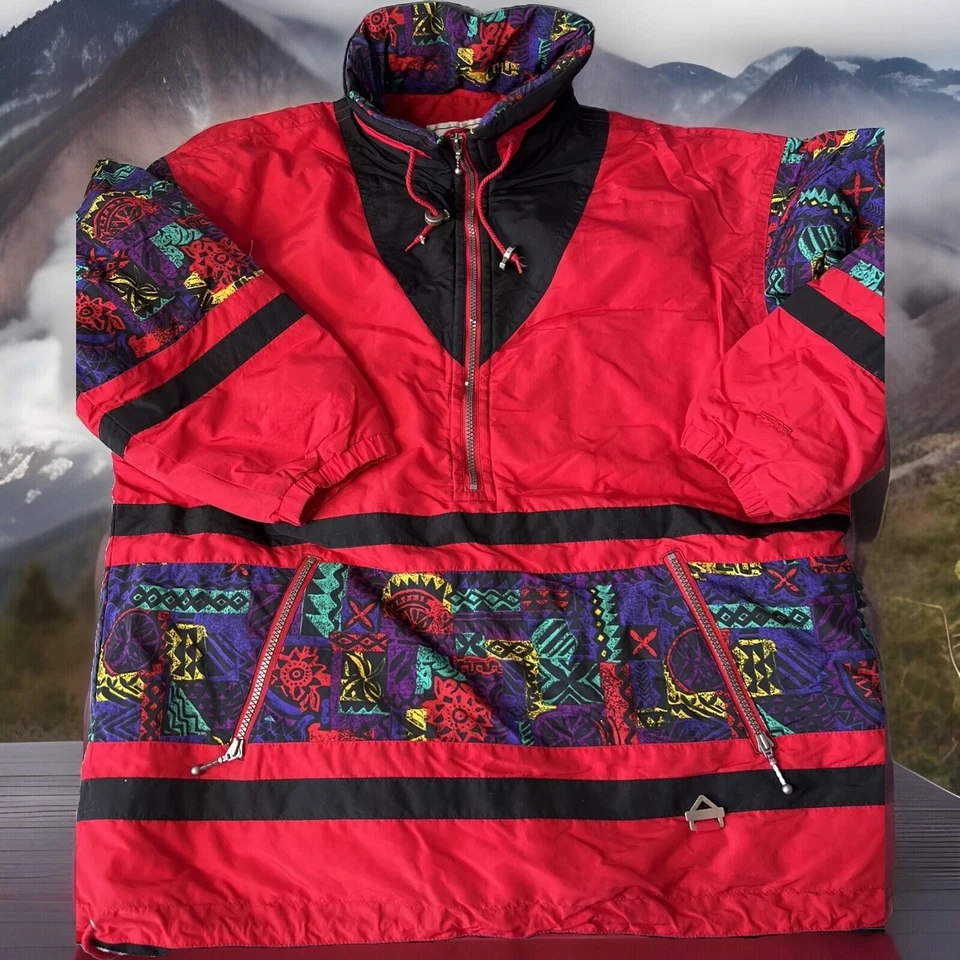 Chaqueta de esquí vintage para mujer FERA - talla 12 multicolor Foto 4 de 4