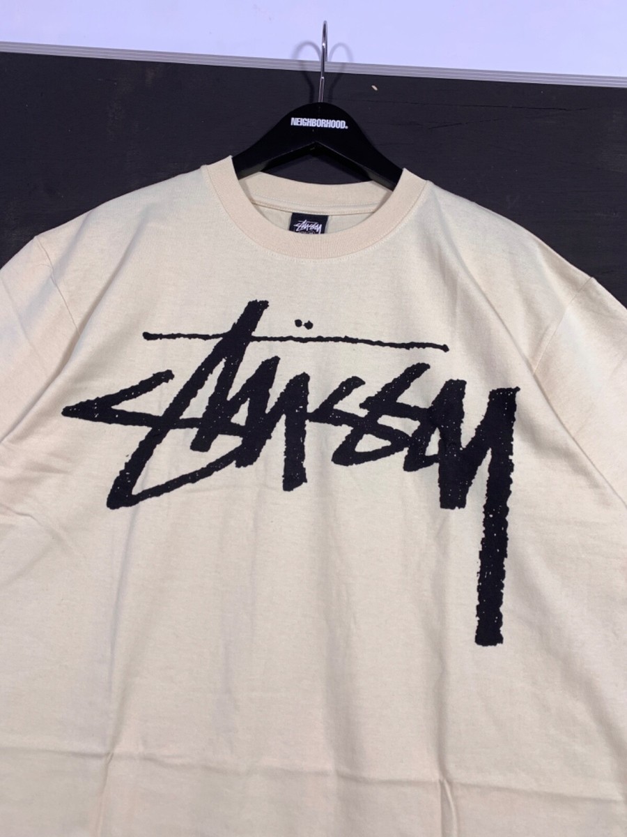 ★関税込★Stussy★Stussy Big Stock T-Shirt★Putty★ Stussy Big Stock tee Putty - Medium Original | eBay