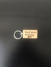Schl&uuml;sselanh&auml;nger personalisieren f&uuml;r Papa, Mama, Opa, Frau. Handgefertigte Pyrographie