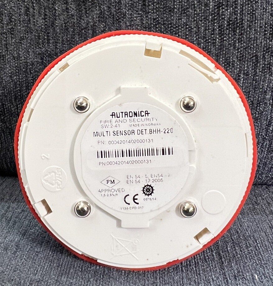 Détecteur De Chaleur Autronica BDH-200 - Neuf, Scellé D'usine