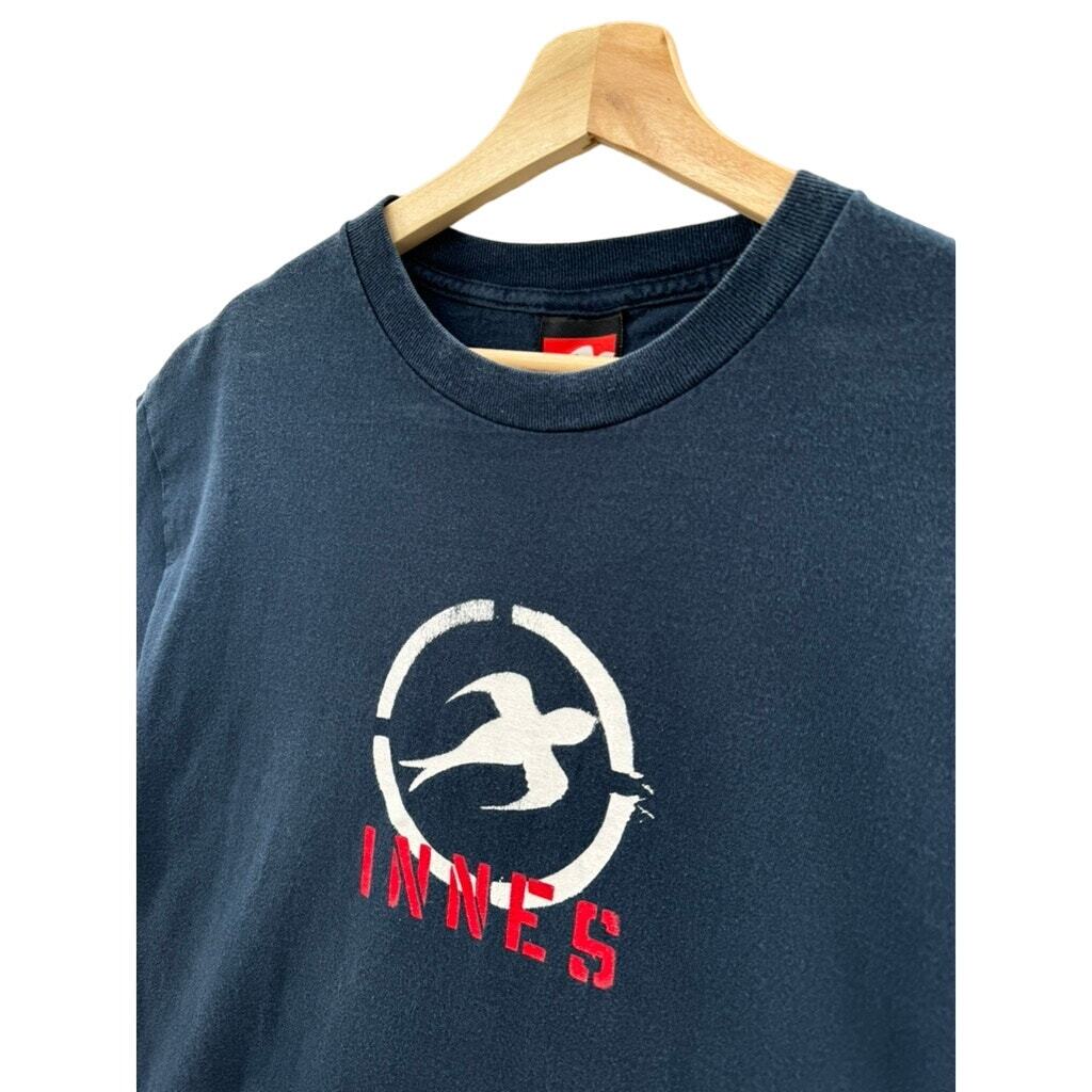 90-00s Innes Skateboardイネス Tシャツ L相当 ブラック 90-00s Innes Skateboardイネス Tシャツ L相当 ブラック