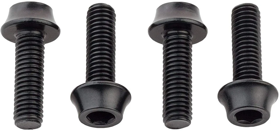 Juego de pernos de jaula de botella de aleación OMNI Racer WORLDS LIGHTEST: 4-M5x15 mm, ¡1,2 g cada uno!! Foto 3 de 4