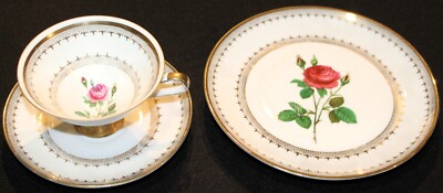 Winterling Marktleuthen Bavaria Germany Vintage Plate Cup Saucer Trio