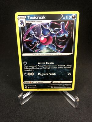 Toxicroak 166/264 Fusion Strike Regular Rare Pokemon Card TCG