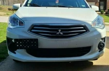 Bumper Tow Hook License Plate Mount Bracket For Mitsubishi Mirage G4 2017-2023