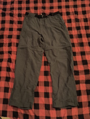 The North Face Convertible Gray Pants Shorts Nylon Zip Off Hiking Womens Medium - 第 1/14 張圖片