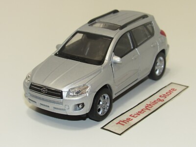 WELLY TOYOTA RAV4 METALLIC SILVER 4.5'' LONG FREE SHIP 