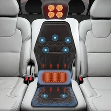 9 Gears Heat Seat Cover Cushion Car Truck Massage Pad Massage Chair Pad 120*50cm