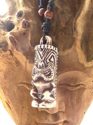 MAORI HAWIIAN PACIFIC ISLAND NECKLACE SPIRIT ANCESTOR BLESSED BY NATIVE AMERICAN - Picture 2 of 7