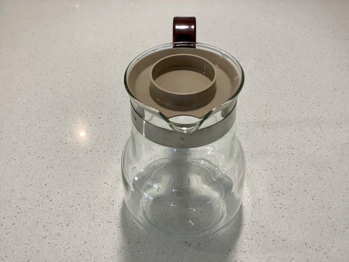 PYREX STOVE TOP COFFEE JUG WITH LID AND HANDLE - Picture 4 of 4