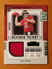 2021 Contenders Rookie Ticket Swatches #21 Kyle Trask Florida Bucs QB Jersey