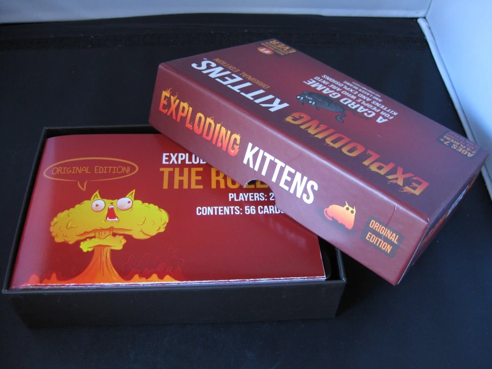 EXPLODING KITTENS A CARD GAME FOR PEOPLE WHO ARE INTO KITTENS & EXPLOSIONS - 7+ - Image 4 of 4