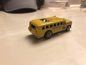 1970 hot wheels school bus
