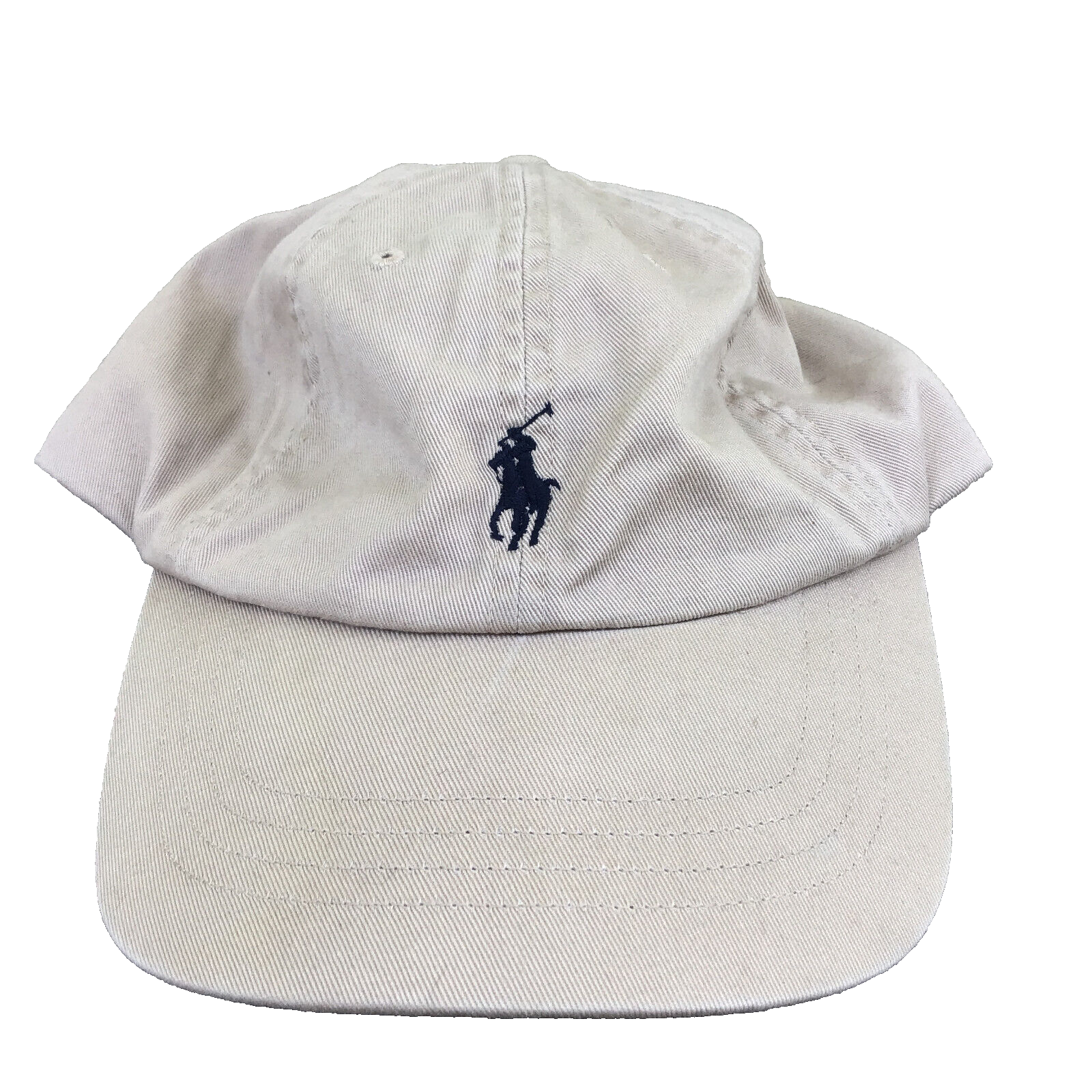 PONY Cappello da baseball regolabile polo Ralph Lauren logo strapback cinturino beige