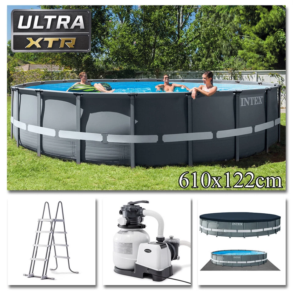 INTEX Komplettset Ultra XTR Frame Pool mit Sandfilteranlage Schwimmbecken - Bild 4 von 4