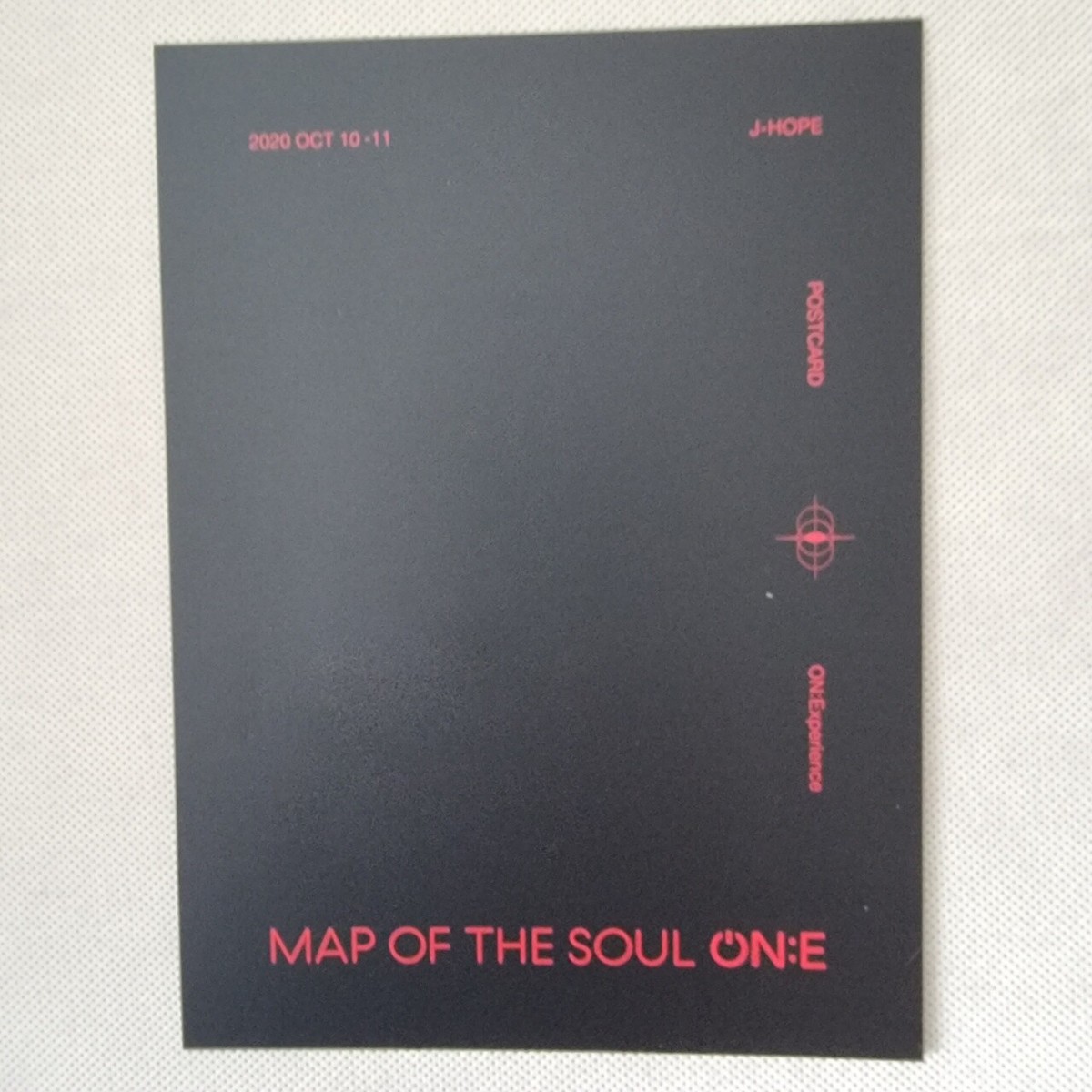 BTS テテ MAP OF THE SOUL ON:E Blu-ray トレカ BTS MAP OF THE SOUL ON:E BLU RAY OFFICIAL PHOTO CARD