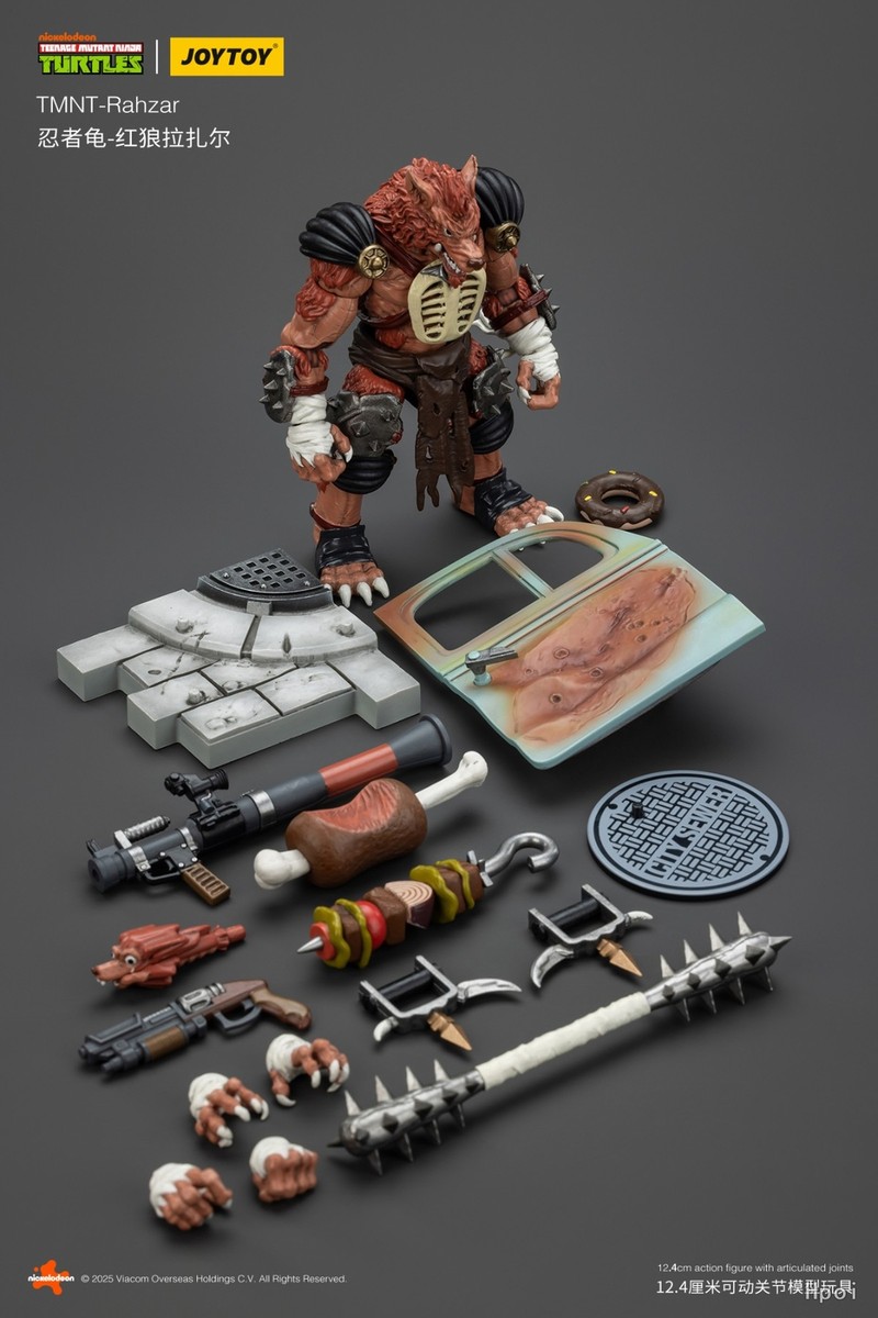 Pre-order JOYTOY TMNT Dirtbag Groundchuck Rahzar 1/18 Model Action