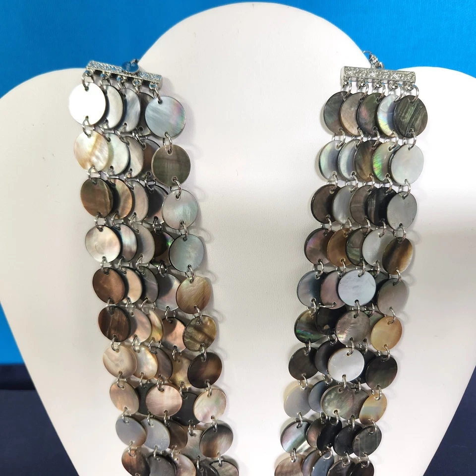 Collar + Juego de Pulsera Madreperla Gotas Luna Lia Sophia Foto 3 de 4