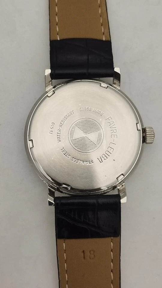 Favre Leuba Geneva Twinpower Hand-winding Men's watch sky blue Dial Swiss61513 - Image 4 of 4