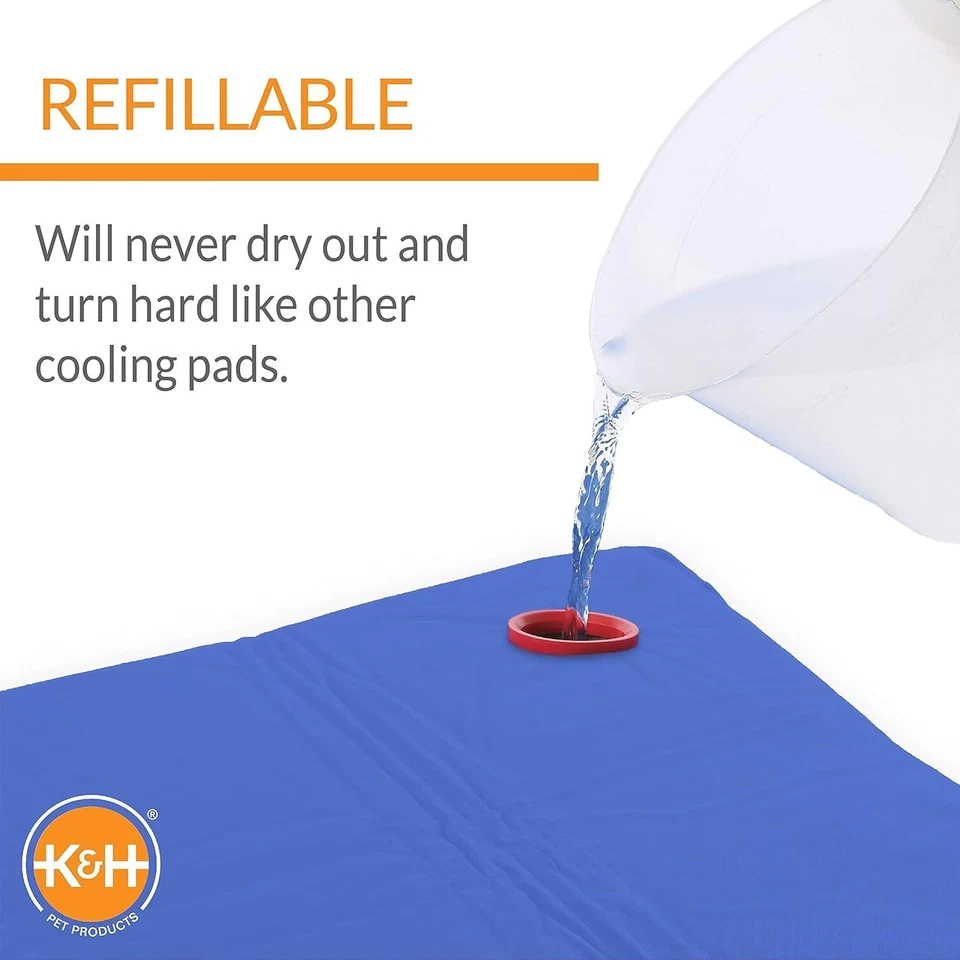 K&H Pet Cooling Pet Pad Pad Blue Small 11 X 15 Inches new coolin pad - Image 3 of 3