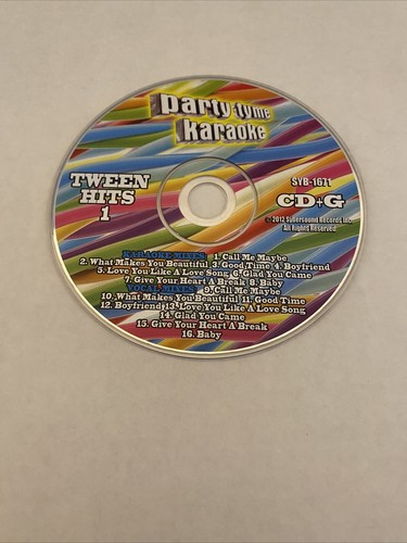 Various Artists : Party Tyme Karaoke - Tween Hits 1 [ Rock 1 Disc CD Only