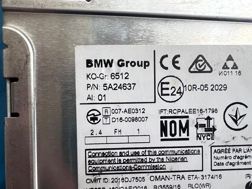 BMW Mini One/Cooper/S Navigation Head Unit (65125A24637) F54/F55/F56/F57/F60 - Bild 2 von 3