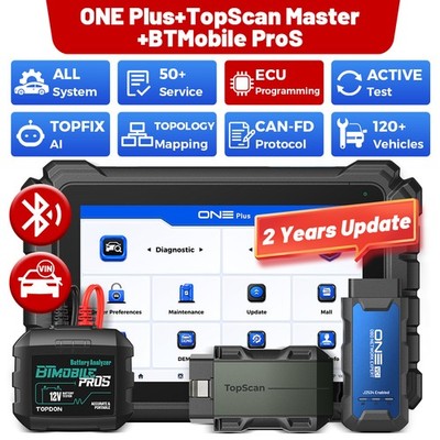  TOPDON ONE Plus 55+ Service Resets Professional ADAS Calibration Scanner 2026