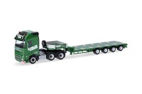 Herpa 319492 Volvo Fh Gl Xl 2020 Semitieflade-Sattelzug KüBler