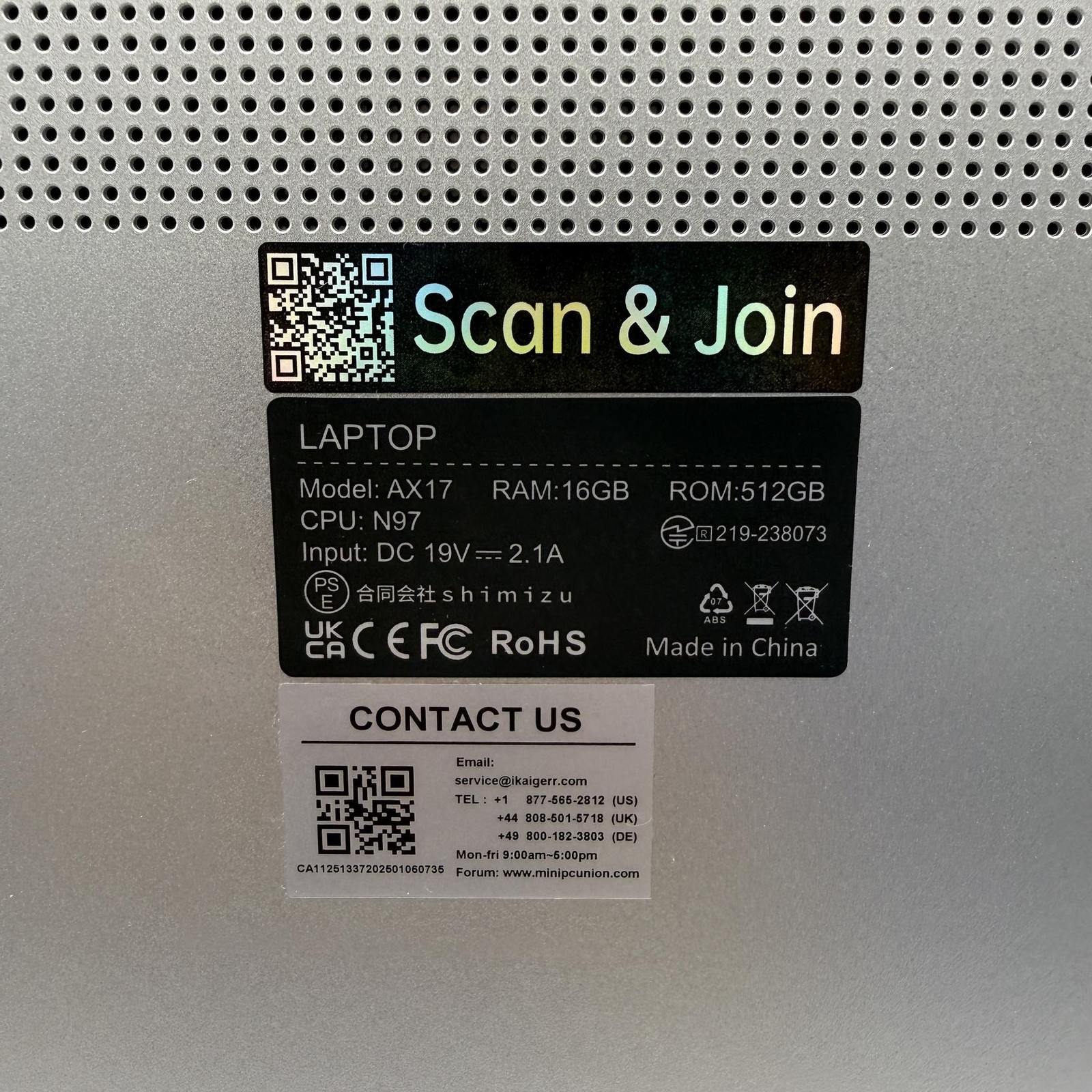 ACEMAGIC 2025 Laptop,17.3-Inch FHD Display Laptop Computer with Quad Core-12th