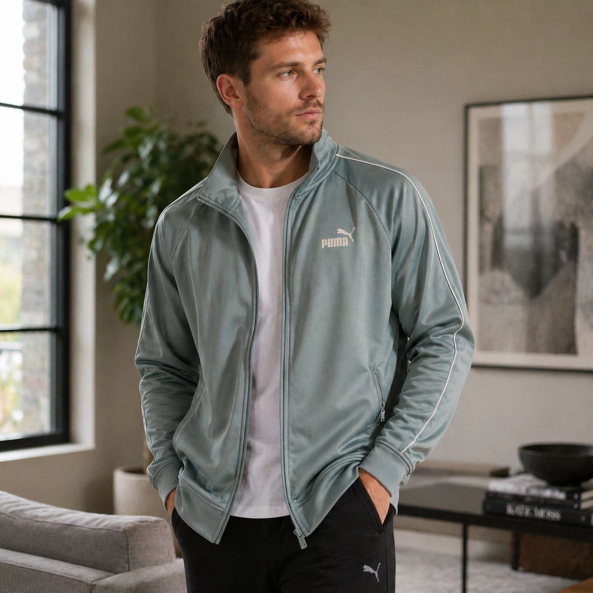 PUMA Green Activewear Jackets for Men for Sale | Shop Men's