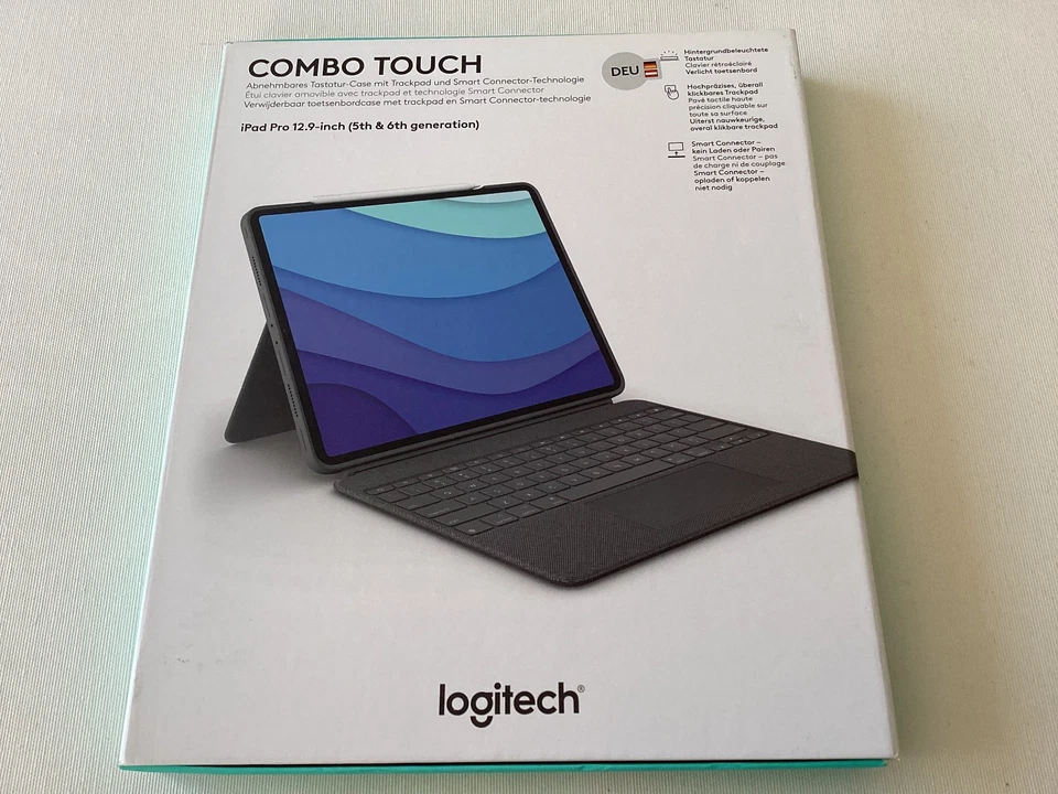Logitech Combo Touch 12,9 Zoll Apple iPad Pro 5./6. Gen.