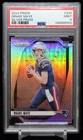 2024 Panini Prizm Drake Maye Base RC Silver #329 PSA Mint 9 Patriots