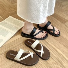 Women's Cross Strap Flat Sandals Anti-Slip Beach Style