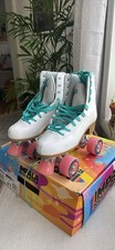 Impala Rollerskates Womens Quad Skate Adult - Size 8 White Vegan Leather In Box