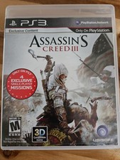 Assassin's Creed III PlayStation 3 Complete