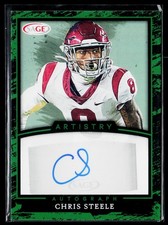 2022 SAGE Artistry #A-CS2 Chris Steele Autographs Green