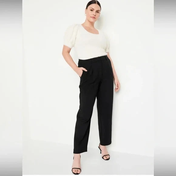 OLD NAVY ~ NWT Plus 3X or XXL ~ Extra High-Waisted Taylor Trouser Straight Pants