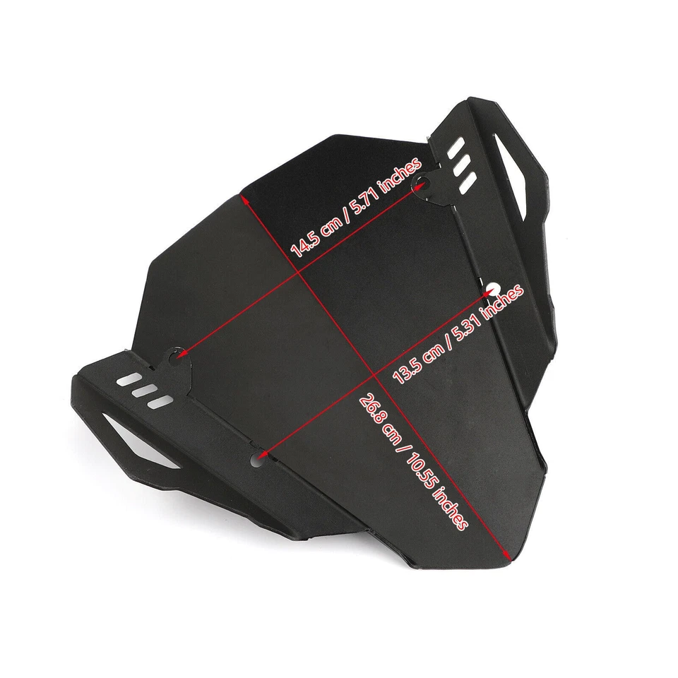 Parabrisas de aluminio para Yamaha MT-07 2018 2019 parabrisas MT07 CNC deflector EE. UU. Foto 2 de 4