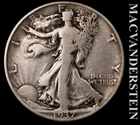 1937-D Silver Walking Liberty Half Dollar - Scarce  Better Date  #L6372