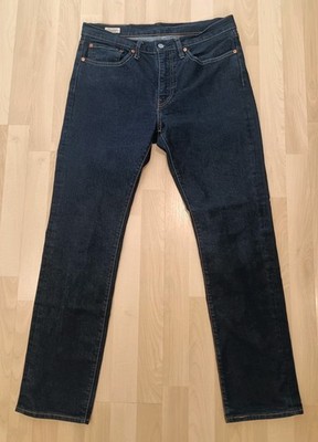 LEVI'S 511 Slim Fit Jeans W34 L32 Mens Dark Rinse Stretch Denim 04511-2402 VGC