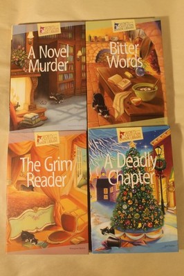 A Novel of Murder, Bitter Words, Grim Reader & A Deadly Chapter (HC,VG)