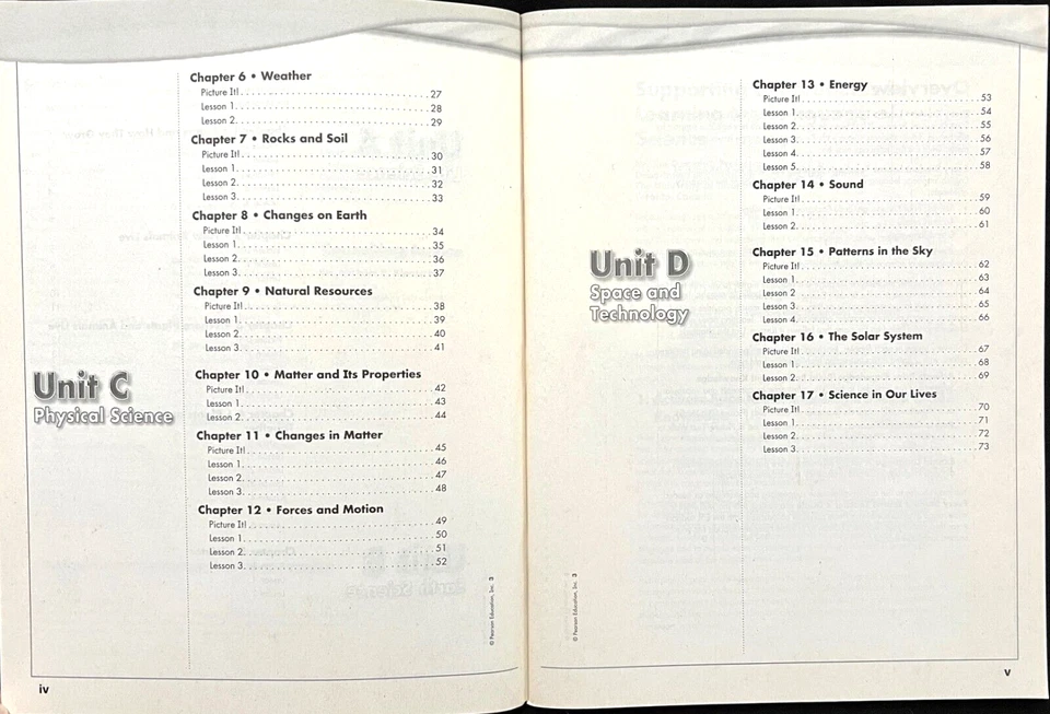 3rd Grade - SCIENCE - EVERY STUDENT LEARNS - TEACHER GUIDE  (2006, Foresman) - Image 4 of 4