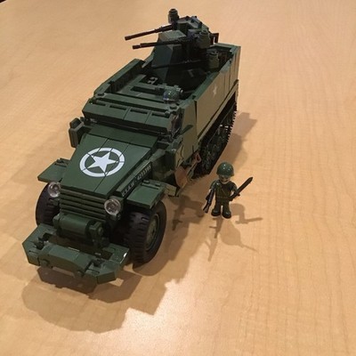 COBI 2499 - M16 Half-Track - Incomplete - US Seller
