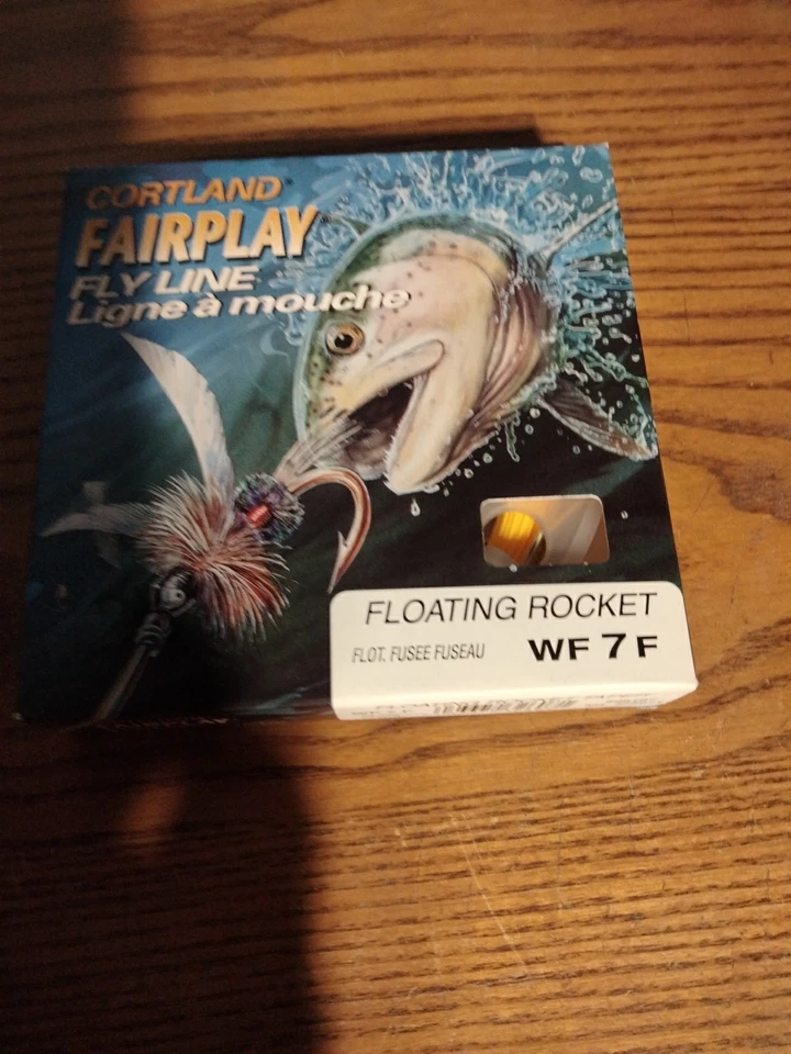 Cohete Flotante Cortland Fairplay Fly Line WF7F Naranja HECHO EN EE. UU. Nuevo en Caja Foto 4 de 4