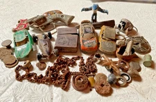 metal detector finds - coins, jewlery, rings, chains, cars, misc stuff