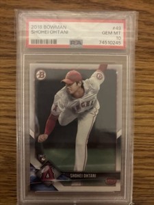 2018 Bowman Shohei Ohtani Psa 10 for sale | eBay
