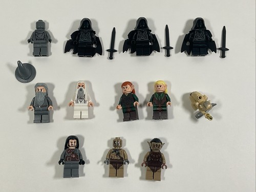 Authentic LEGO Minifigure LOT of 12 Lord of the Rings Figures Excellent Look