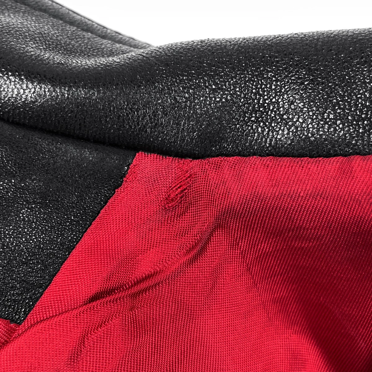 GUCCI logo bottone riders giacca zip riders pelle di pecora nero donna