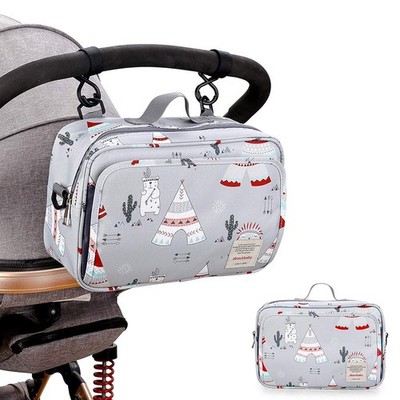 Baby Diaper Caddy Bag - Diaper Caddy Tote Baby Stroller Bag Nursery Storage B...